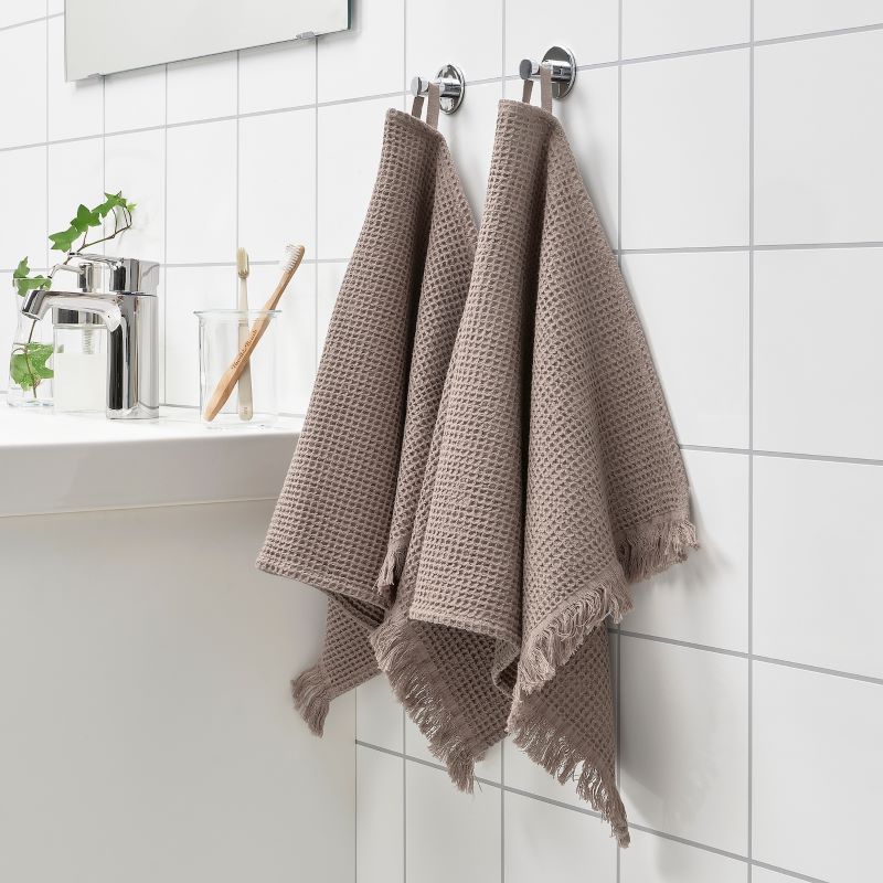 حوله دستی ایکیا مدل IKEA VALLASAN سایز 40×70 سانتی متر